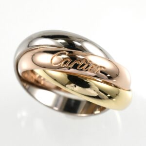 Cartier カルティエ トリニティリング クラシック スリーカラー 3連リング K18 SIZE:47 Au750 MM 指輪