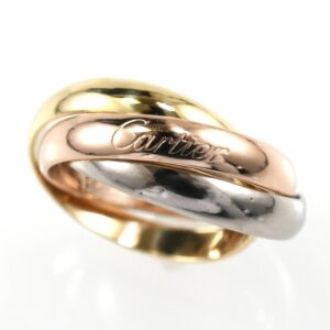Cartier カルティエ トリニティリング クラシック スリーカラー 3連リング K18 SIZE:50 Au750 MM 指輪
