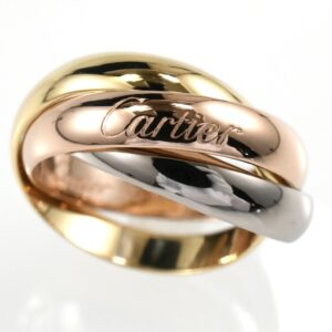 Cartier カルティエ トリニティリング クラシック スリーカラー 3連リング K18 SIZE:46 Au750 MM 指輪