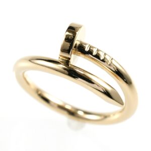Cartier ジュストアンクル クラシック リング MM K18YG イエローゴールド Au750 SIZE:58 指輪