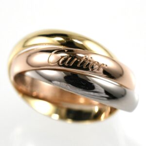 Cartier カルティエ トリニティリング SM 3連リング K18 スリーカラー SIZE:43 Au750 指輪