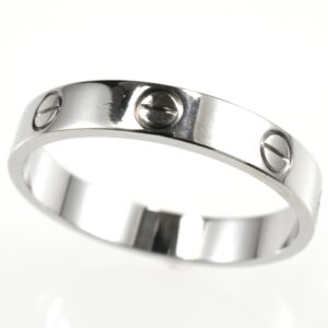 Cartier カルティエ ミニラブリング K18WG ホワイトゴールド SIZE:59 Au750 指輪