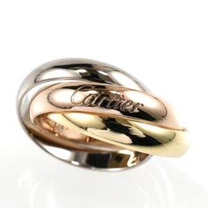 Cartier カルティエ トリニティリング MM クラシック スリーカラー 3連リング K18 SIZE:47 Au750 クラシック 指輪