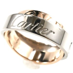 Cartier カルティエ シークレットラブ リング K18 ホワイトゴールド ピンクゴールド SIZE:56 Au750 指輪