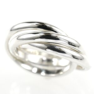 Tiffany&Co. ティファニー 3連 リング シルバー silver 925 SIZE:11号 指輪