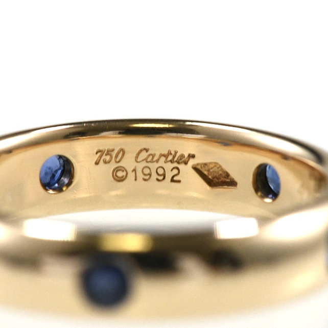 Cartier カルティエ ステラ リング サファイア K18YG イエローゴールド SIZE:47 Au750 指輪 - 画像 (10)