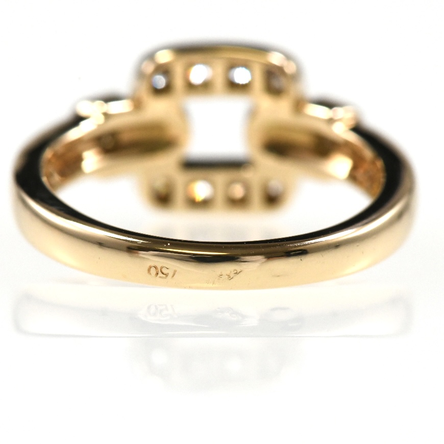Cartier カルティエ ニンフェア リング ダイヤモンド K18YG イエローゴールド SIZE:53 Au750 指輪 - 画像 (7)