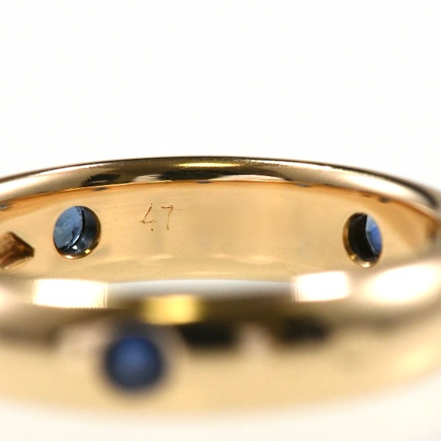 Cartier カルティエ ステラ リング サファイア K18YG イエローゴールド SIZE:47 Au750 指輪 - 画像 (11)